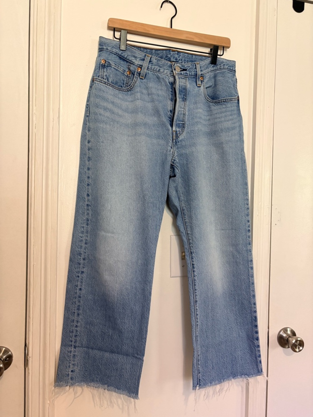 Levi's Light Blue Relaxed Straight-Leg Jeans